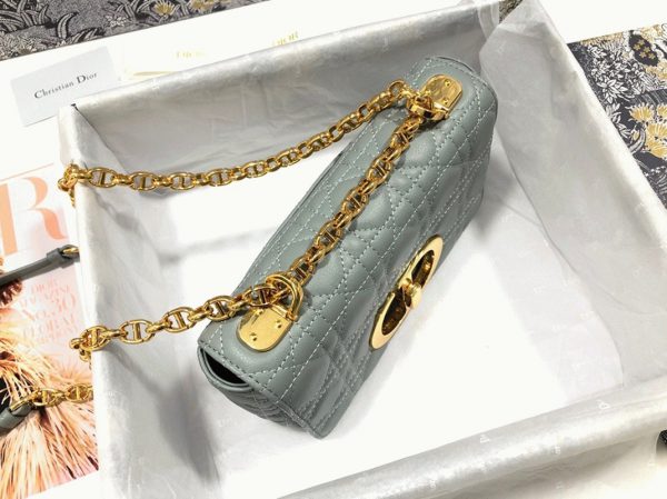Réplique Petit Sac Dior Caro en gris – Image 7