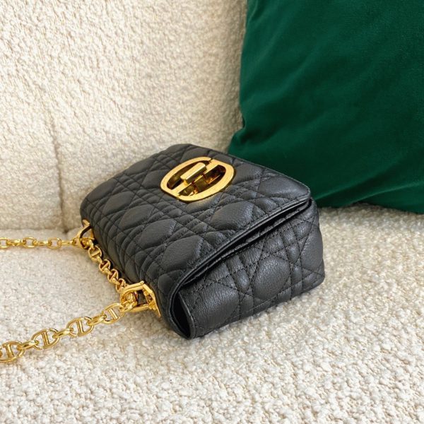 Imitation Petit Sac Dior Caro en noir – Image 4