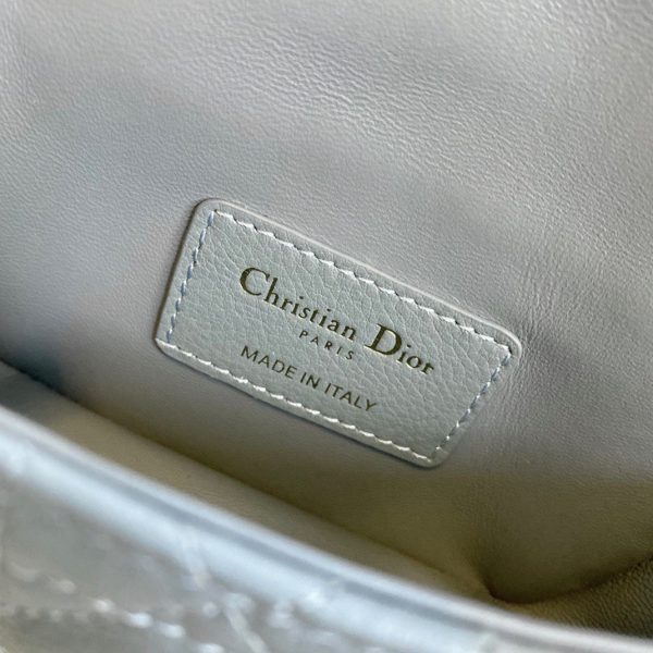 Réplique Micro Sac Dior Caro en bleu – Image 10