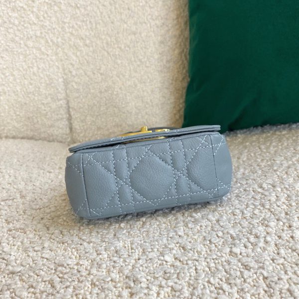 Réplique Micro Sac Dior Caro en bleu – Image 7