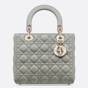 Réplique Sac Lady Dior Medium en gris