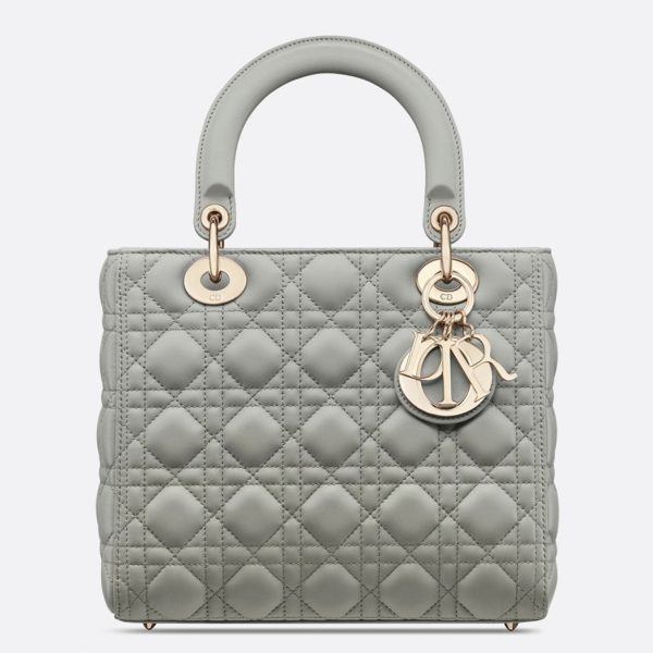 Réplique Sac Lady Dior Medium en gris