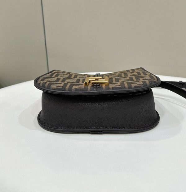 Réplique Fendi C’mon Moyen Sac en tissu jacquard FF – Image 4