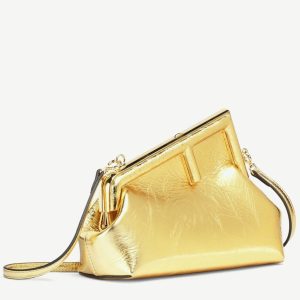 Fausse Fendi First Petit Sac en or