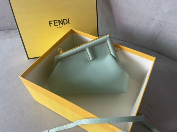 Réplique Fendi First Petit Sac en vert menthe – Image 3