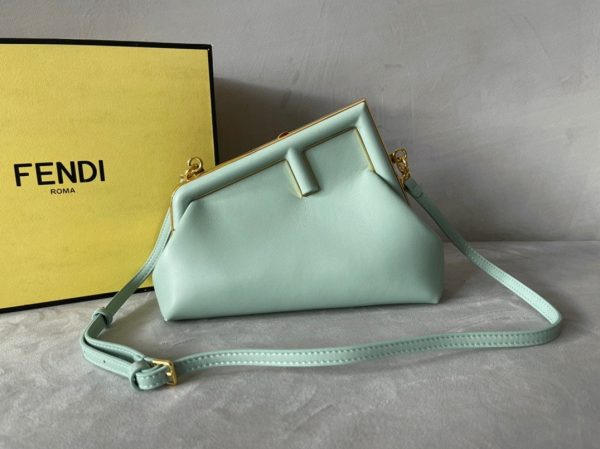 Réplique Fendi First Petit Sac en vert menthe – Image 2