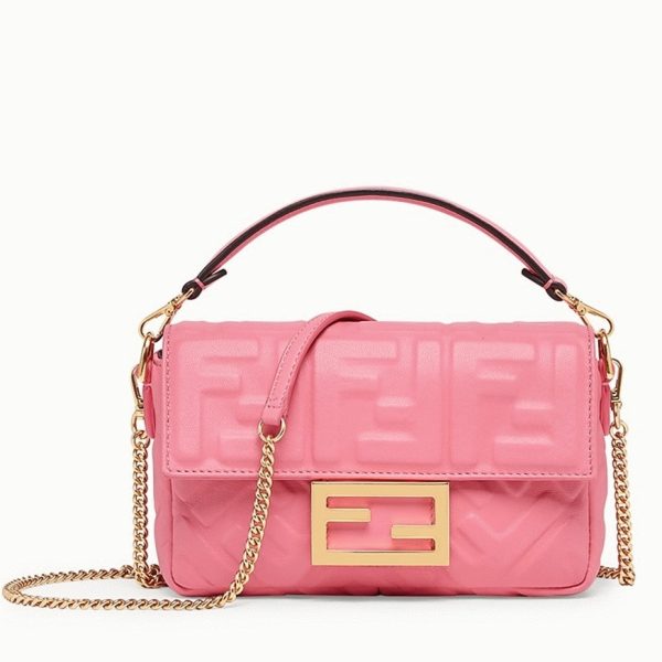 Fausse Fendi Baguette Petit Sac en rose FF