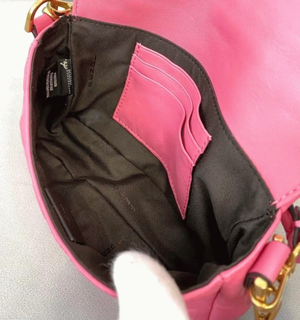 Fausse Fendi Baguette Petit Sac en rose FF – Image 3