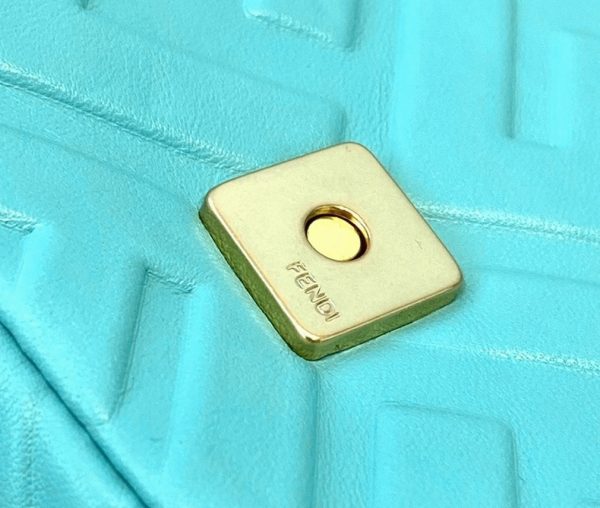 Réplique Fendi Baguette Petit Sac en bleu FF – Image 9