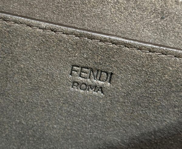 Réplique Fendi C’mon Petit Sac en tissu jacquard FF – Image 8