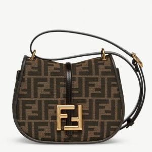 Réplique Fendi C’mon Petit Sac en tissu jacquard FF