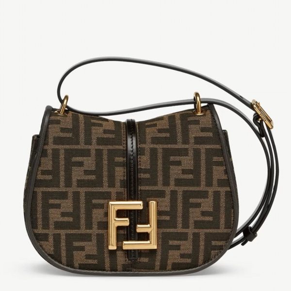 Réplique Fendi C’mon Petit Sac en tissu jacquard FF