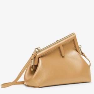 Réplique Fendi First Petit Sac en brun clair
