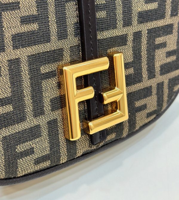 Réplique Fendi C’mon Petit Sac en tissu jacquard FF – Image 2