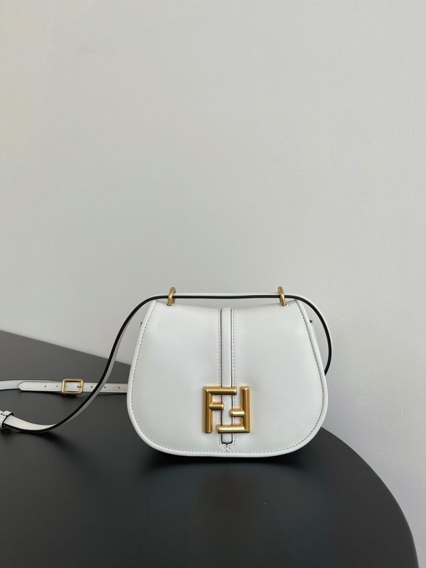 Contrefaçon Fendi C’mon Petit Sac en blanc – Image 2