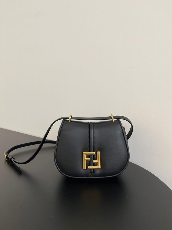 Fausse Fendi C’mon Petit Sac en noir – Image 7